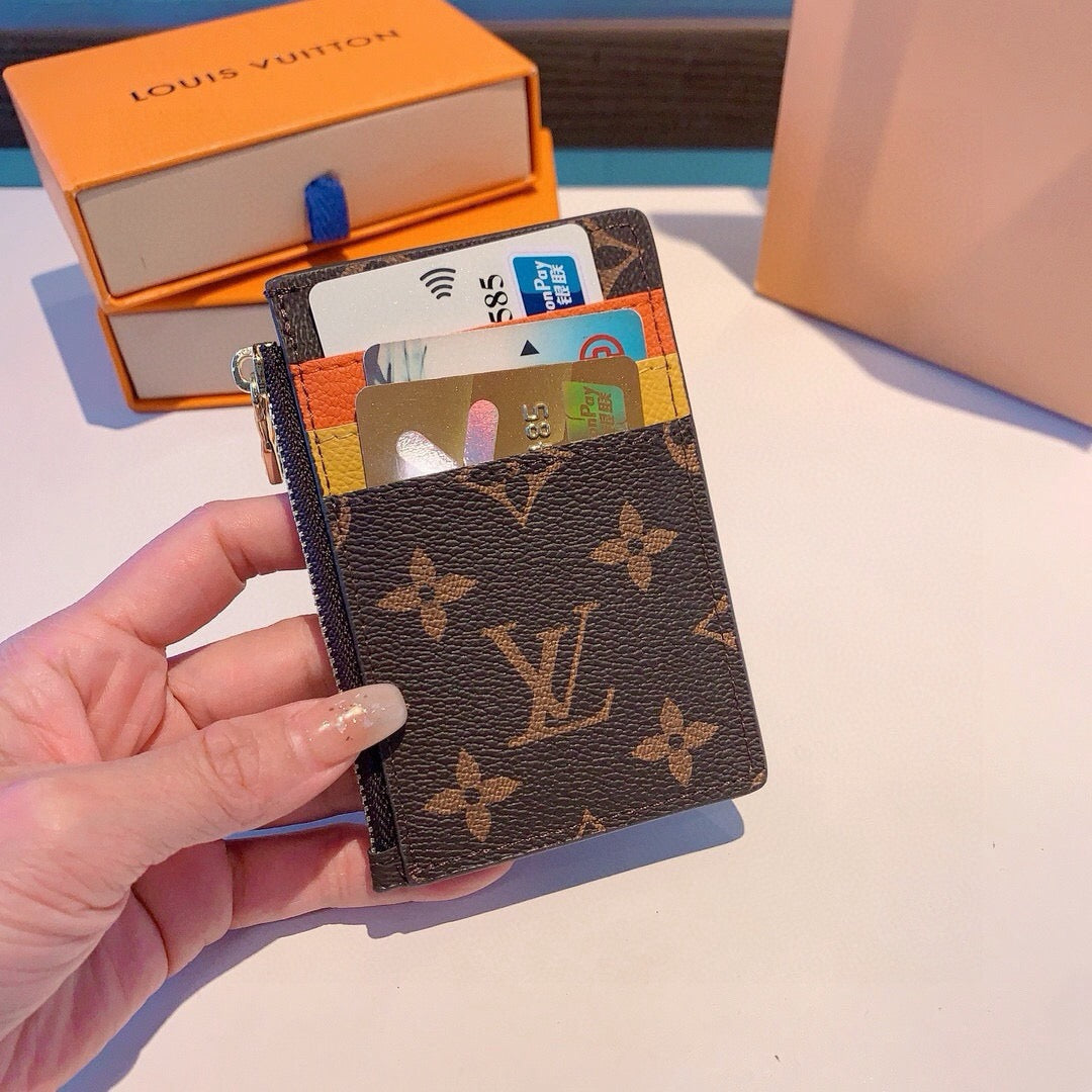 New Fashion Cartoon Monogram Zipper Card Holder PF1326102105