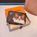 New Fashion Cartoon Monogram Zipper Card Holder PF1326102105