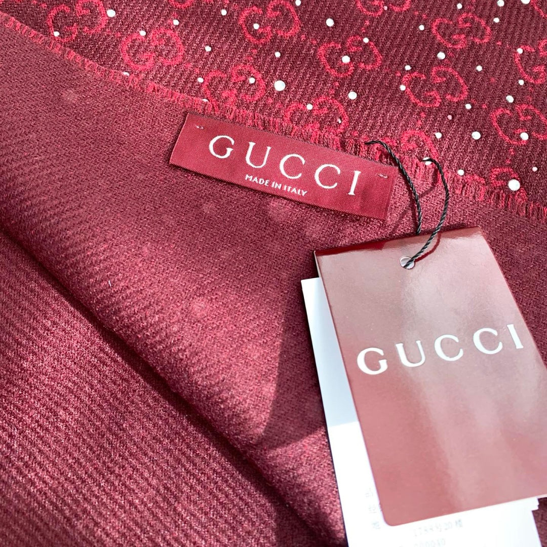 New Fashion Christmas Rhinestone GG Cashmere Scarf ZJN1326102107