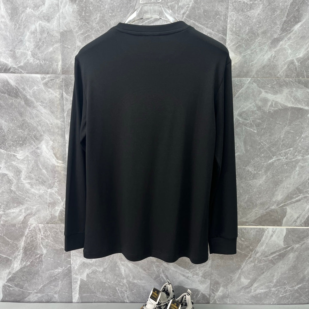 New Fashion Men's Medusa Rhinestone Long Sleeve T-Shirt SJ1326102110