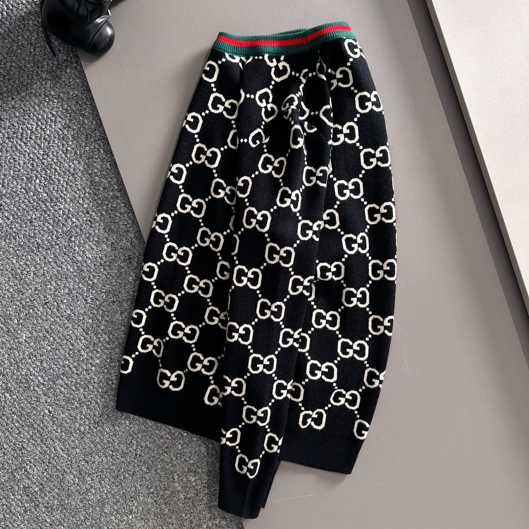 New Fashion Men's All Over GG Logo Crew Neck Sweater MJ1326102205