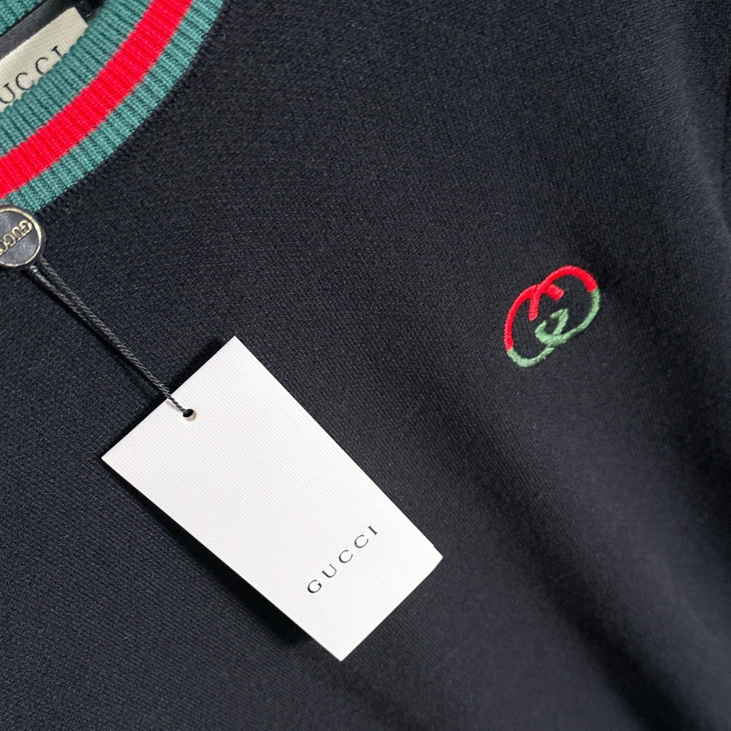 New Fashion Men's Embroidered GG Logo Crew Neck Sweater MJ1326102206