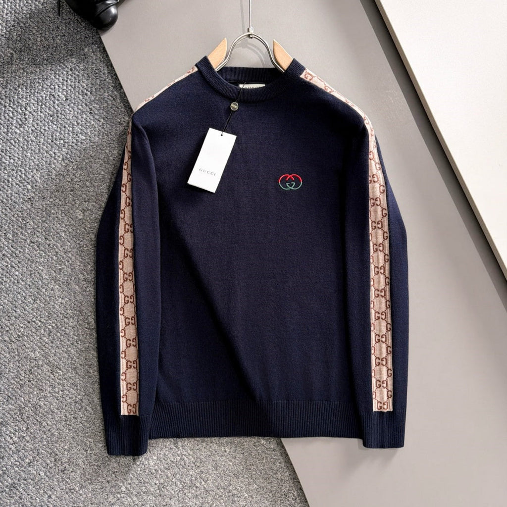 New Fashion Men's Tape Embroidered Sweater MJ1326102207