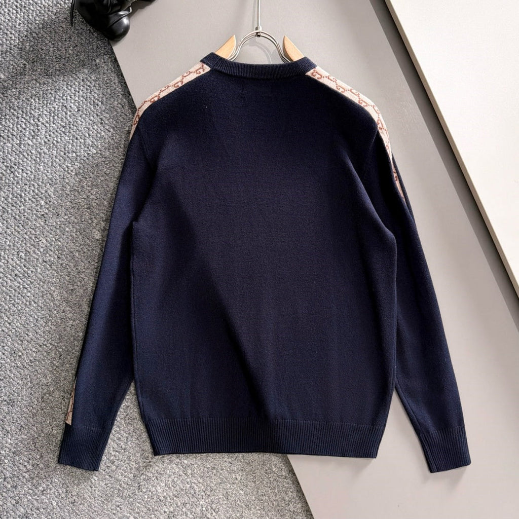 New Fashion Men's Tape Embroidered Sweater MJ1326102207