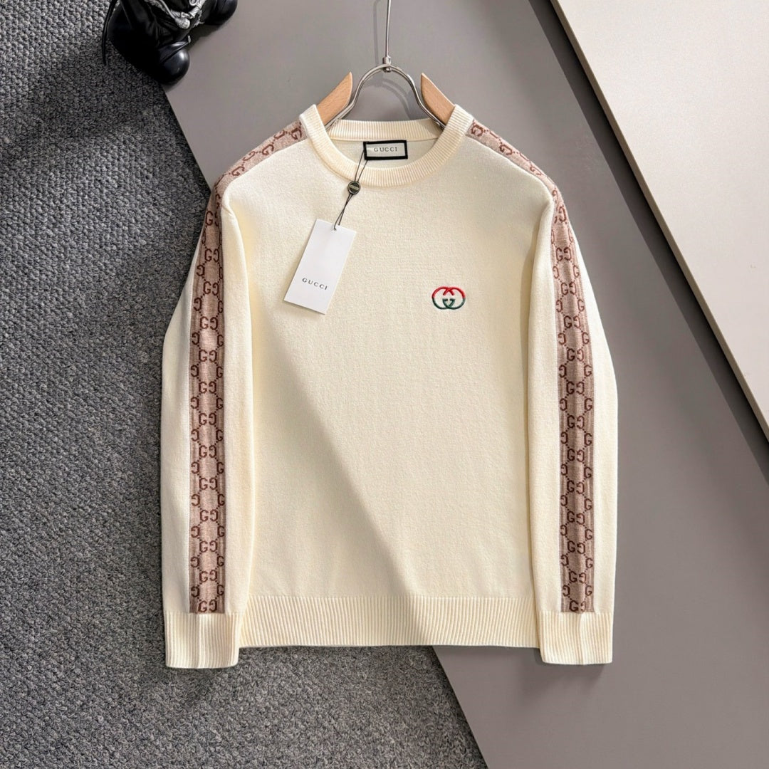 New Fashion Men's Tape Embroidered Sweater MJ1326102207