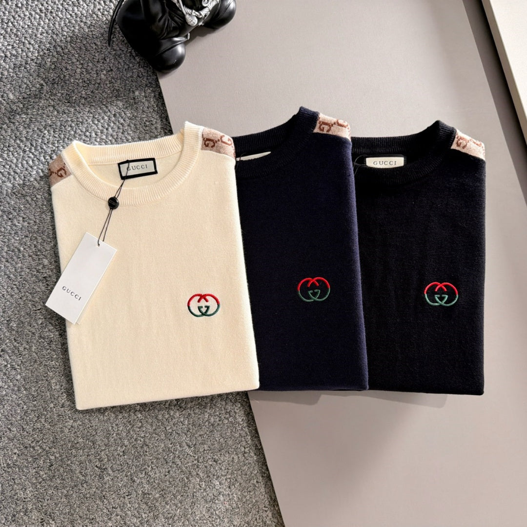 New Fashion Men's Tape Embroidered Sweater MJ1326102207