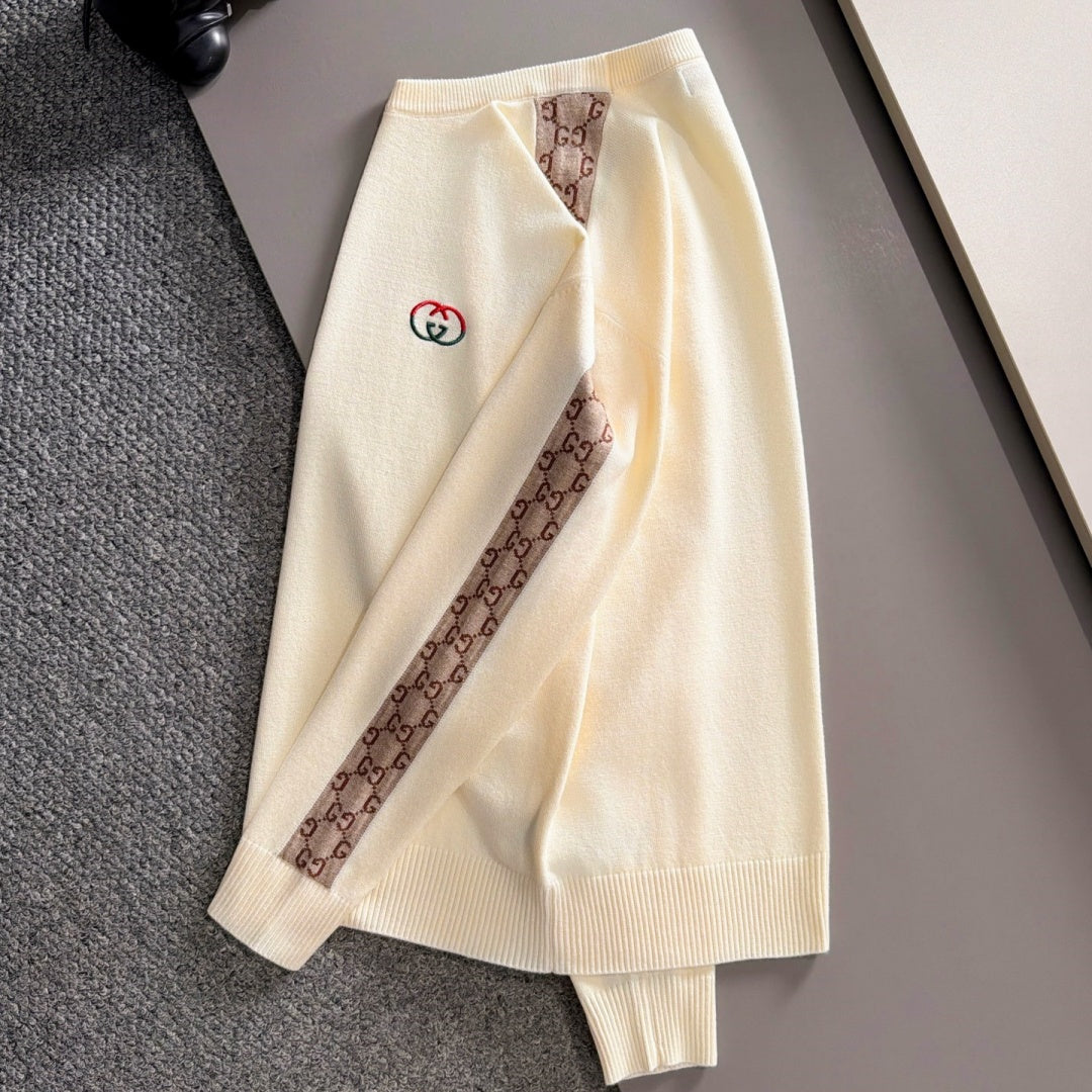 New Fashion Men's Tape Embroidered Sweater MJ1326102207