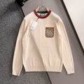 New Fashion Men's Pocket Embroidered Crew Neck Sweater MJ1326102208