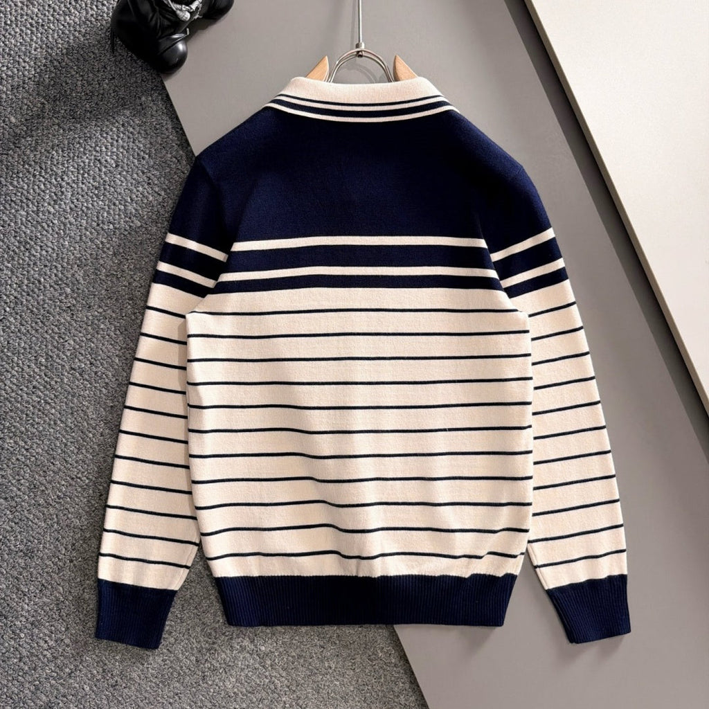 New Fashion Men's GG Striped Polo Sweater MJ1326102209