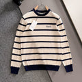 New Fashion Men's GG Striped Crew Neck Sweater MJ1326102210