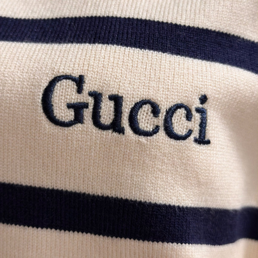 New Fashion Men's GG Striped Crew Neck Sweater MJ1326102210
