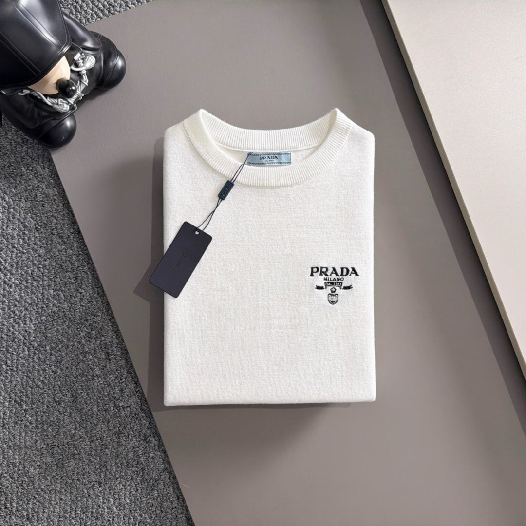 New Fashion Men's Badge Crew Neck Sweater MJ1326102212