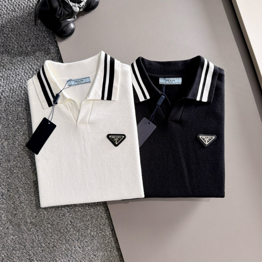 New Fashion Men's Striped Polo Sweater MJ1326102214