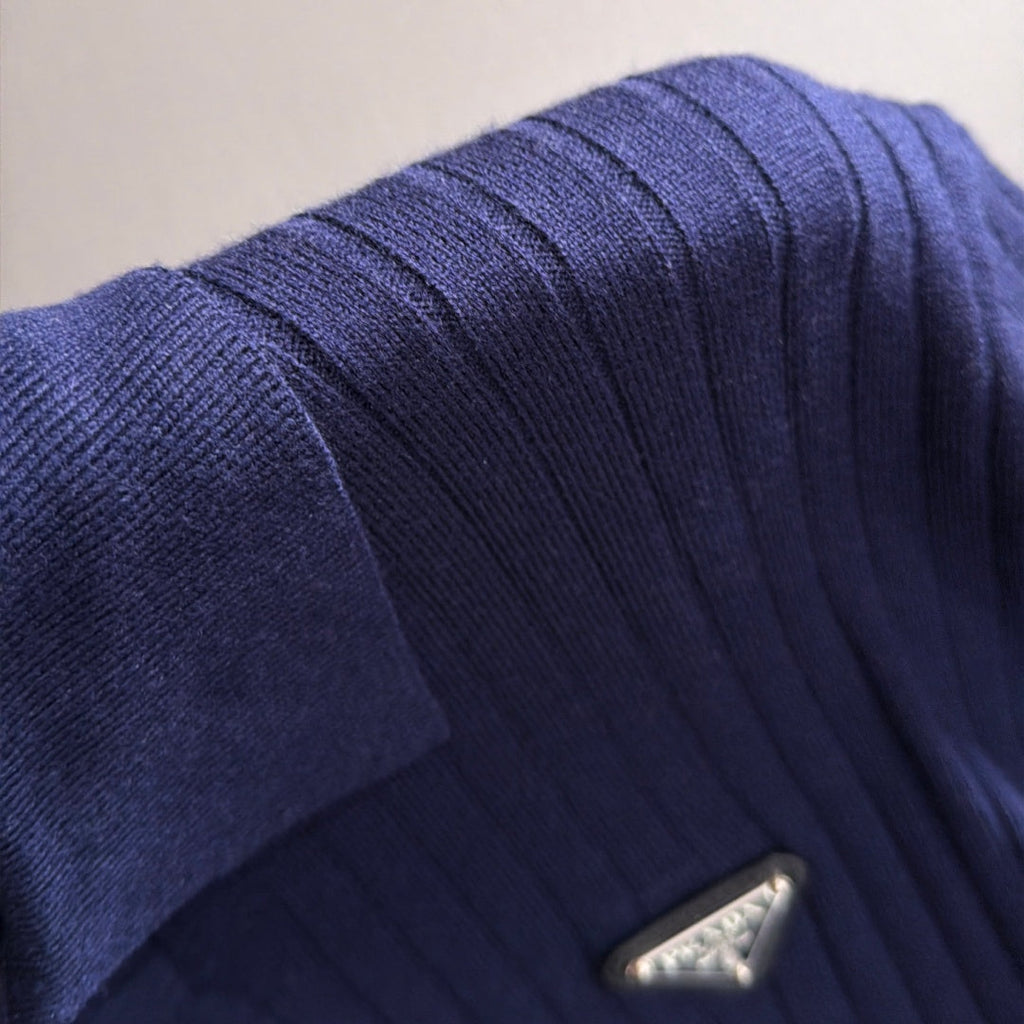New Fashion Men's PRA Ribbed Polo Sweater  MJ1326102215