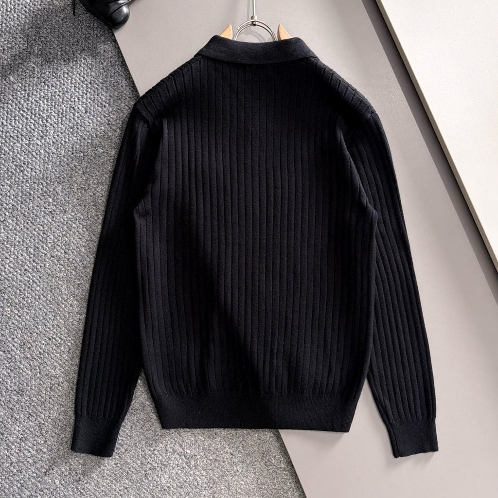New Fashion Men's PRA Ribbed Polo Sweater  MJ1326102215