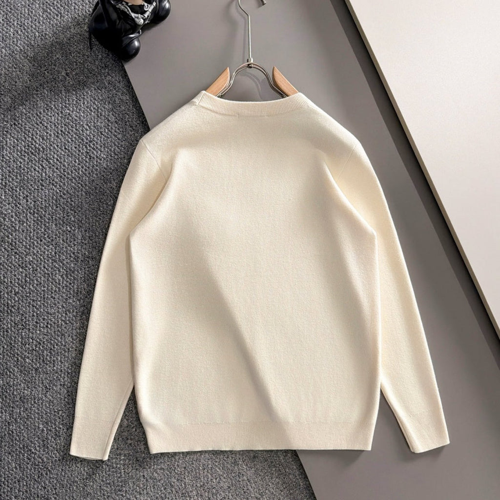 New Fashion Men's Star Badge Crew Neck Sweater MJ1326102218