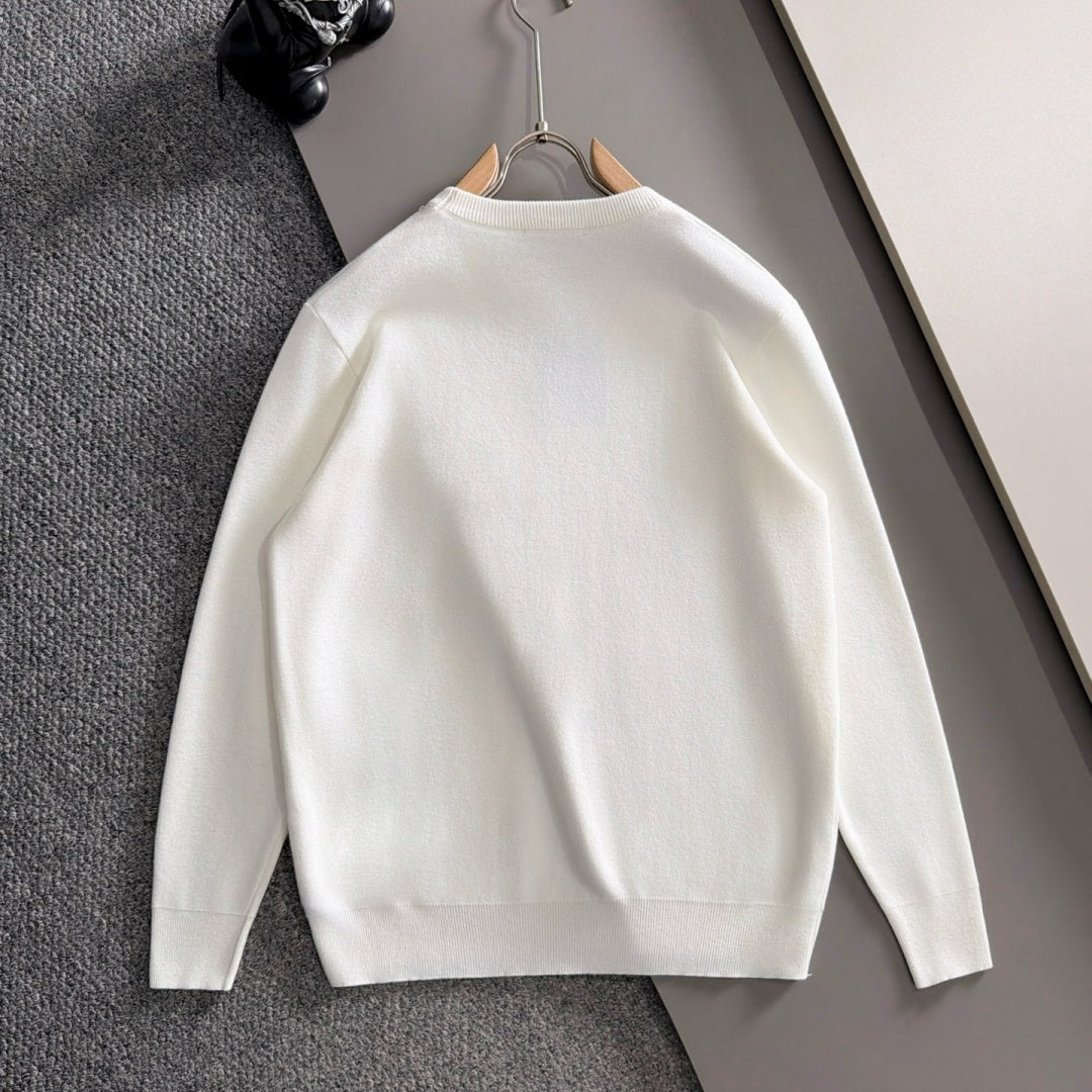 New Fashion Men's Star Badge Crew Neck Sweater MJ1326102218