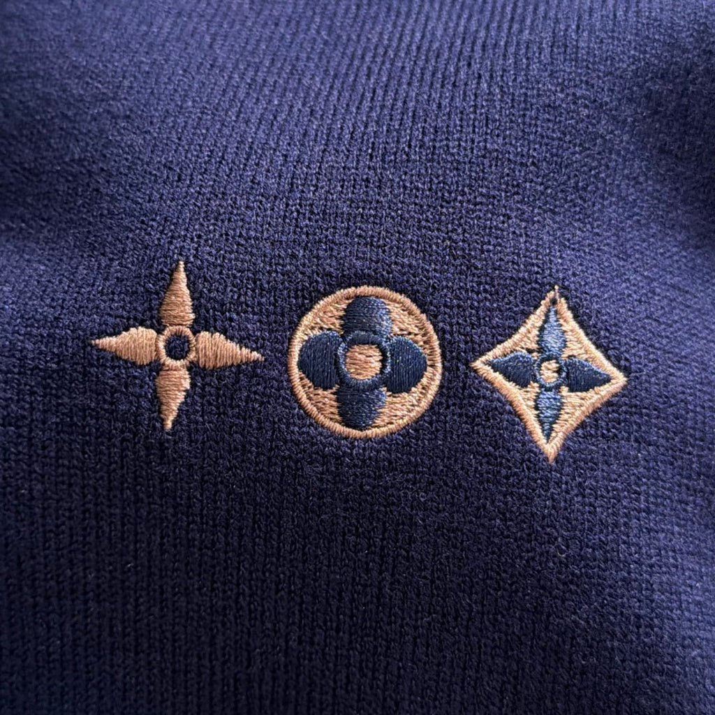 New Fashion Men's Monogram Collar Polo Sweater MJ1326102221