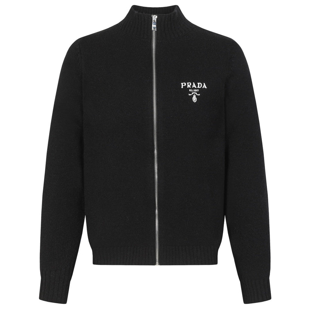 New Stylish Embroidered Zip Knit Cardigan MJ1326102228
