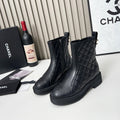 New Arrival Women's CC Logo Platform Ankle Boots XY1326102307