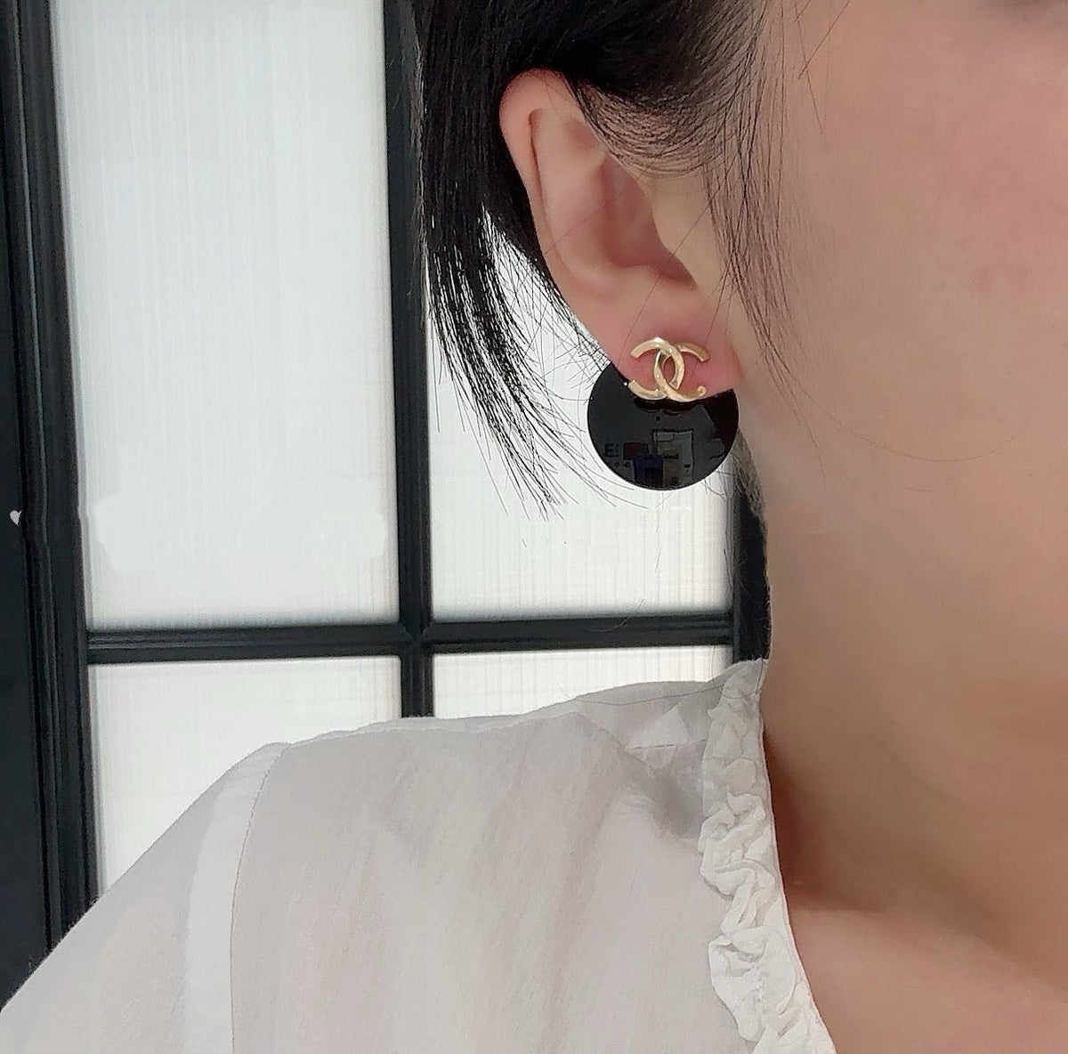 New Versatile Round CC Stud Earrings  XC1326102610