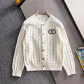 New Men's Cable Knit Embroidered Cardigan MJ1326102702