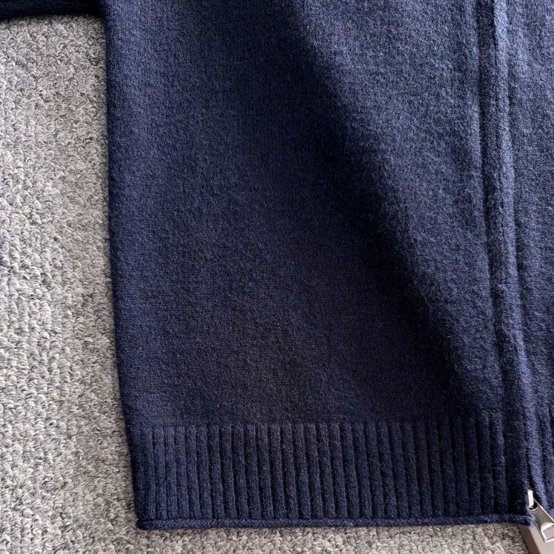 New Men's Mock Neck Zip Knit Cardigan MJ1326102703