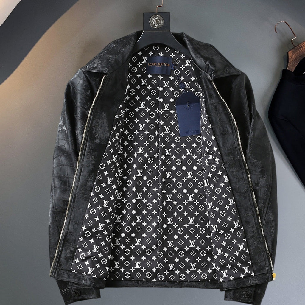 New Fashion Men's Leather Jacket HB1326102711