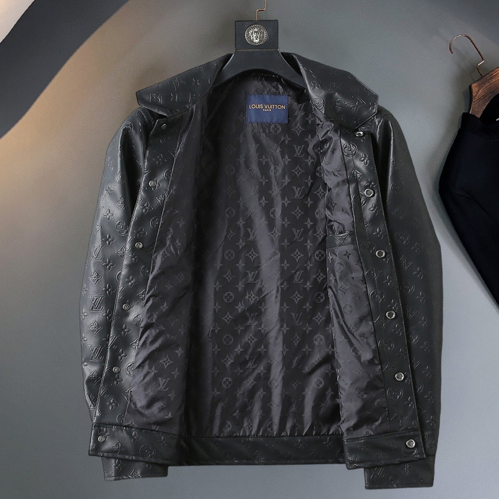 New Fashion Men's Leather Jacket HB1326102712