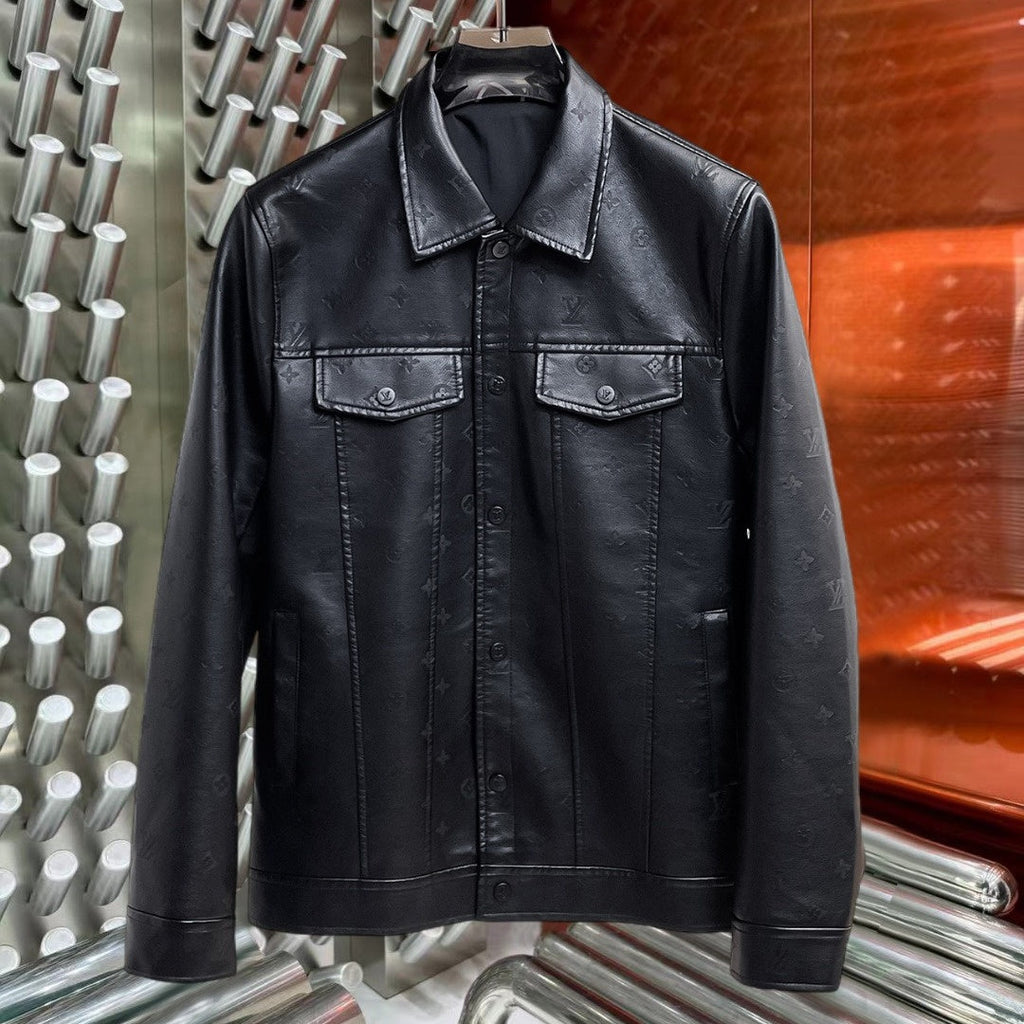 New Fashion Men's Leather Jacket HB1326102713